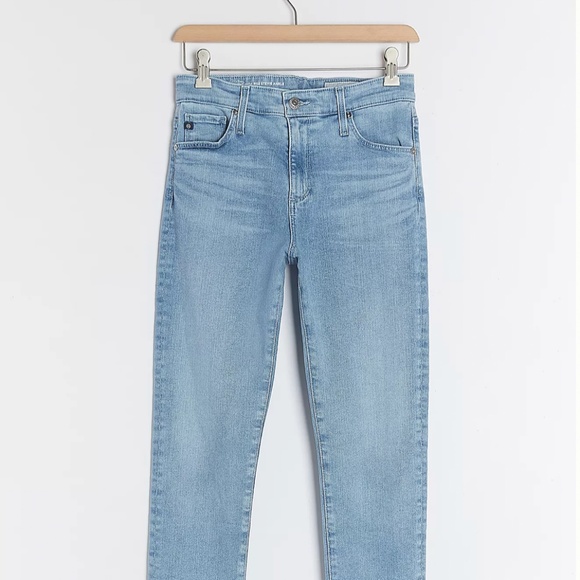 AG by Anthropologie The Stevie High-Rise Slim Straight Ankle Denim Jeans EUC! - Picture 3 of 5